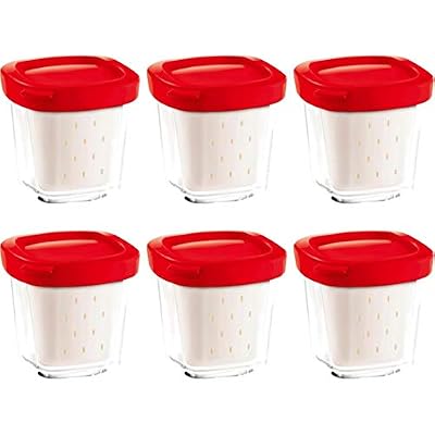 Seb - xf100501 - Lot de 6 pots pour yaourtière multi délices