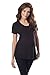 Comfortable 2in1 Maternity and Nursing Top Tunic Size 8 10 12 14 16 18 Variety of Colours 7042 (UK 10, Black)