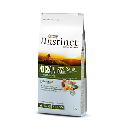 True Instinct No Grain con Salmone Fresco e Patate-Medium/Maxi 12 kg
