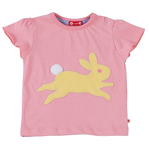 Piccalilly Organic Cotton Pink Baby Girls Bunny T-Shirt 18-24 months