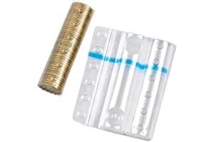 AGENDEPOINT.IT 50 Blíster para monedas de 2 euros, tira morada 10 Cent - 20 pz