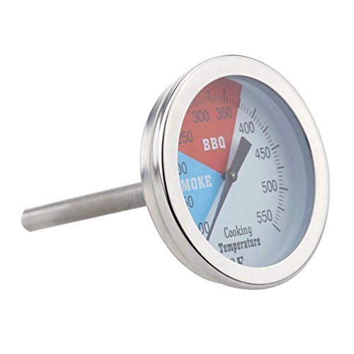 MagiDeal 5cm Edelstahl Ofenthermometer BBQ – Grill Gartemperatur Guage - 8