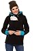 Zeta Ville - Women's Top Maternity Hooded Sweatshirt Babywearing Carrier - 032c (Black, UK 16/18, 2XL)