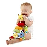 Lalang Baby Plüschtiere, Kleinkindspielzeug,Beschwichtigen Schlaf Spielzeug,Kinderwagen, der Spielzeugauto-Drehmaschine hängenden Baby Rasseln, Farbige Insekt - 3