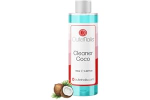 ON OUTLET NAILS Cleaner para Gel 100ml Azul - Aroma Coco - Eliminar la capa pegajosa de geles UV/Esmaltes permanentes/Esmaltado Permanente/Cleanser para uñas de gel