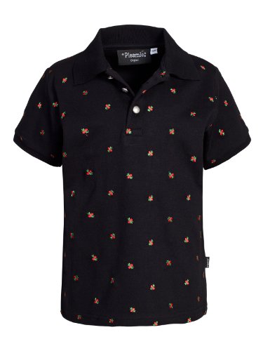 Pleamle polo pour enfant noir