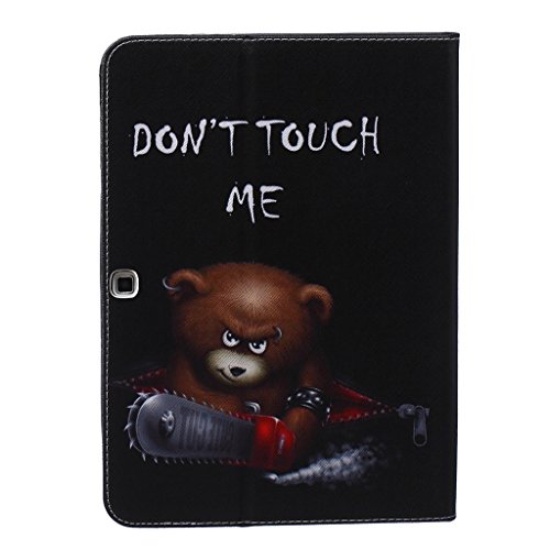 Für Samsung Galaxy Tab 4 10.1 inch SM-T530/T531/T535 hülle, idatog(TM) Magnetische Schlag Buch Art Schutzhülle, Hohe Qualität Klassische Bunte Kühles Muster Design Premium PU Leder Faltender Pad Kasten mit Stand Funktion Folio Schutzhülle Perfekt Passt Für Samsung Galaxy Tab 4 10.1 inch SM-T530/T531/T535 - 2
