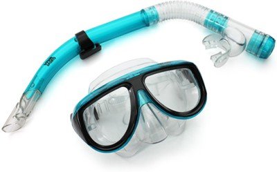 Viva Sports Adult Combo Mask and Snorkle Swimming Set (Blue)