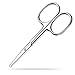 Chooling Facial Hair Scissors (Made of Forged & Polished Stainless Steel) - Safety Hair Scissors for Eyebrows, Eyelashes, Nose hair, Ear hair, moustache and beard