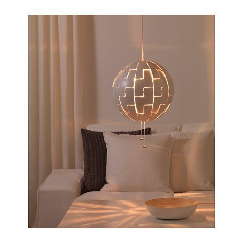 IKEA PS 2014 Hängeleuchte in weiß/silberfarben; (35cm); A++ - 3