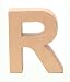 Produktbild Glorex 6 2029 118 Papp-Buchstabe R, aus Brauner Pappe, ca. 17,5 x 5,5 cm