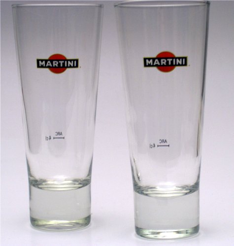 6 MARTINI Longdrink Gläser exclusive Gastro Edition
