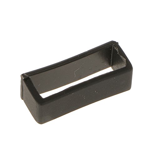 10 X Gummi Uhrenarmband Schlaufe Schnalle Halter für Uhrenarmbänder – 22mm Breite - 4