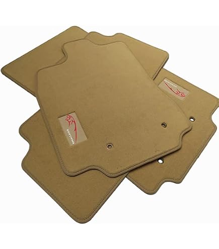 Tappetini in velluto compatibili con Jaguar XF 2015-2025, kit tappetini auto personalizzati, set tappeti in velluto, tappeto auto