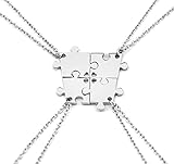 Gratis im Lieferumfang enthalten: 4 x goldener Schmuckbeutel mit den maßen 9x7 cm.