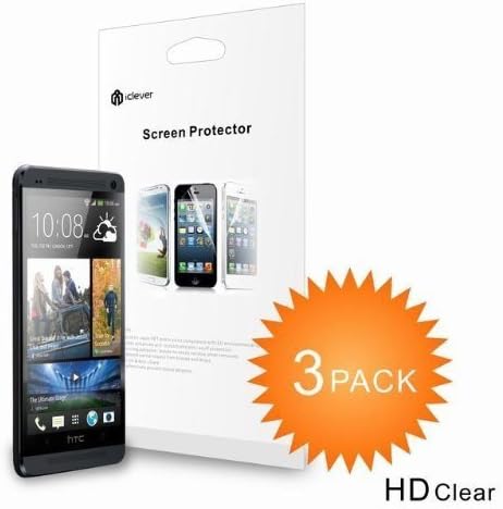 iClever Set of 3 Premium HD Screen Protectors matteper HTC One (M7)