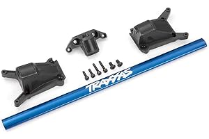 Traxxas Kit de Renfort Chassis Long Rustler et Slash 4x4 VXL 6730X Bleu