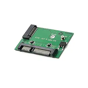 Docooler M.2 SSD to SATA Adapter Converter M.2 NGFF to SATA Adapter Card 2.5in SATA3 NGFF to Half Size2.5 SATA Support 2242 SSD Size