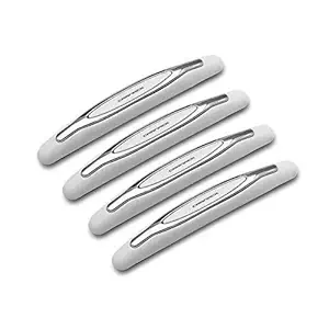 Allure Auto Compact Slim Door Edge Bumper Protector Guard White (4 pcs) for Hyundai Creta 2020