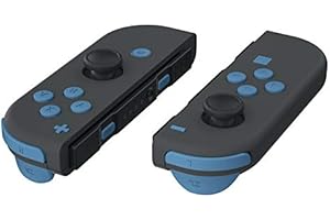 eXtremeRate Tasti Kit per Nintendo Switch/OLED Joycon,Pulsanti SR SL L R ZR ZL ABXY Direzionali Trigger Grilletto Pezzi di Ricambio con Cacciaviti per Switch/OLED,Senza Joycon-Avio