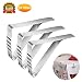 Produktbild Ares Foto 24 STÜCK Tischtuch Klammer Tischdeckenklammer Tischtuchklammer aus Edelstahl Klammer zum Befestigen der Tischdecke Deckenklammer Tuchklammer Klemme Klemmen Silber