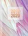 Produktbild 2019-2020: Elegant Academic Year Planner Weekly Monthly July 2019 - June 2020 8.5x11 - Large Calendar Organizer For Women With Notes Section + Dot Grid Pages - Abstract Blush Rose Gold Pink Purple Art