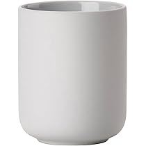 ZONE DENMARK Ume Boîte De Rangement Céramique Avec Couvercle - Gris Clair 8,3 Cm Diamètre