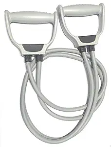 Body Maxx Resistance Band Toning Tube with D Handle for Exercise Workout, Double Resistance Tube for Workout, Toning Tube Hips Band, Exercise Band for Men & Women