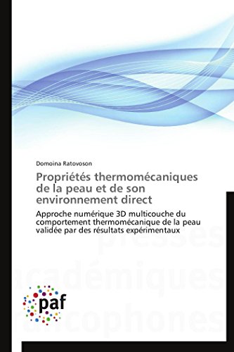 Propriétés thermomécaniques de la peau et de son environnement direct gratuit