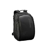 Compartimento para 2 raquetas con cremalleras de bloqueo y 2 compartimentos adicionales para equipo y ropa