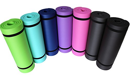 ReFit Gymnastikmatte in 7 Farben | 1.5 cm |rutschfest, gelenkschonend und geruchlos | EXTRA dick und weich | Maße 183 cm x 63 cm x 1.5 cm | mit praktischem Trageband - 7