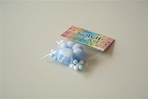 ZAIN Cat Paw Squishy, Kawaii Squeeze Stress Relief Toy, Multicolored, Small, PVC Material