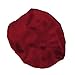 TOOGOO(R) Sleep Sleeping Cap Hat for Hairdressing Night Sleep(Burgundy)