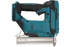 Sladdlös Batteridriven Spikpistol Automatisk Häftpistol med Djupjustering och Slagdrivning, 100 St Kapacitet för 10-30 mm Spi
