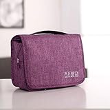 Diseño: Sensación de tela suave, gran capacidad, diseño portátil, gancho íntimo, ahorro de espacio, fácil de transportar, puede almacenar cosméticos, productos para el cuidado de la piel, almacenamiento de artículos de tocador y embalaje