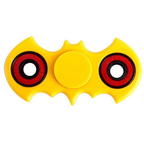 L-FENG-UK Tri spinner Fidget Relieves Stress ADHA Anxiety Hand Spinner for Adult and Children (Yellow) L-FENG-UK Tri spinner Fidget Relieves Stress ADHA Anxiety Hand Spinner for Adult and Children (Yellow)