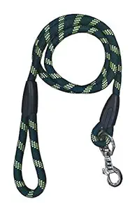 The Pets Company Dog Rope Leash Green, Suitable for Large and Giant Dogs, Green