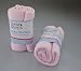 First Steps Pack of 2 Fleece Baby Blankets for Pram, Crib, Moses Basket or Bed 70x70cm