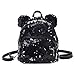 Produktbild VECDY Damen Handtaschen Schultertasche Geldbörse Kartenhalter Tasche Mode Dame Pailletten Schulrucksack Schulranzen Mädchen Student Reise Umhängetasche