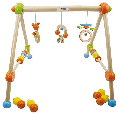 Bieco 2079906 Portique en Bois Réglable