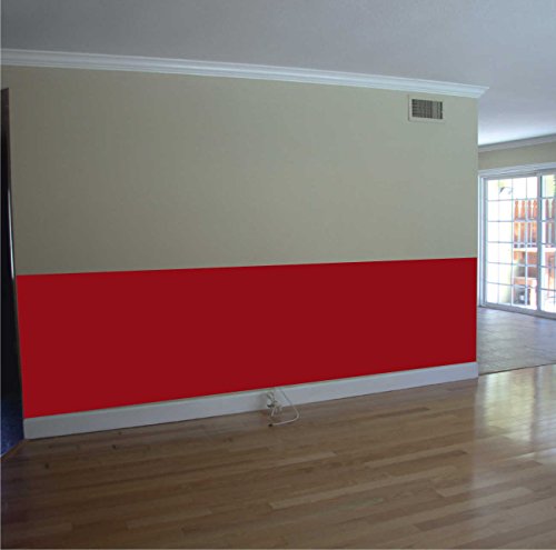 Klebefolie Wandschutzfolie matt freie Farbwahl 48 Farben in 4 Größen, 63 cm Folienhöhe dunkelrot - 3