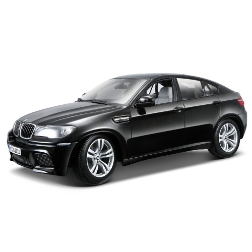 Preisvergleich Produktbild Bburago 15612081BK - Modellauto 1:18 Bmw X6 M, Metallic, schwarz, Fahrzeuge