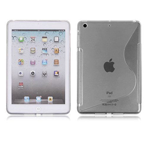 Preisvergleich Produktbild Premium Apple iPad 3 grau Schutzhülle Silikon Gel S-Line Wave Design Case Cover für Apple iPad 3