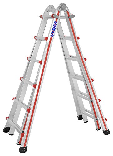 HYMER Teleskopleiter SC80 Telestep, 4 x 6 Sprossen, 804224 - 2