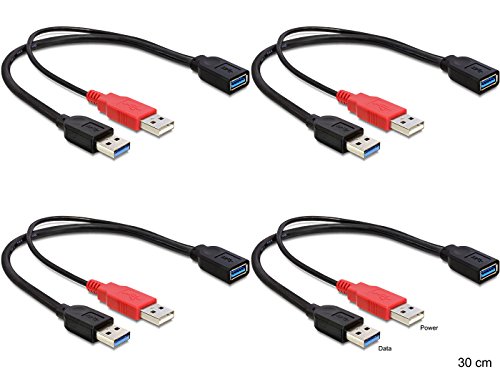 Delock USB Power Adapter Kabel 2xUSB