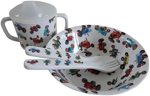 Powell Craft tractor melamine feeding set