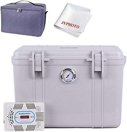 EIRMAI ABS Dry Box Case for Camera, Camera Lens and Accessories with Inner Bag -Grey