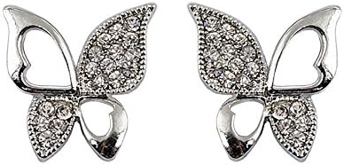 The Newly Designed Elegant Gilts Plated White K Earrings Butterfly Bow Dance / Party Supplies (White)