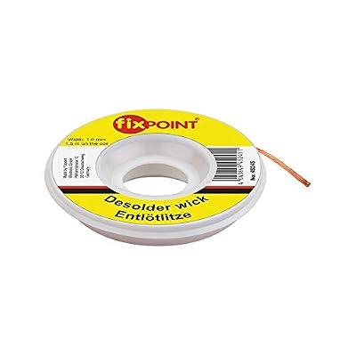 Fixpoint 45245 Tresse à Dessouder, 1.0mm Diamètre, 1.5m Longueur