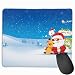 Produktbild Mauspad Merry Xmas, rechteckig, Gummi, 29,2 x 24,9 cm, mit schwarzem Rand